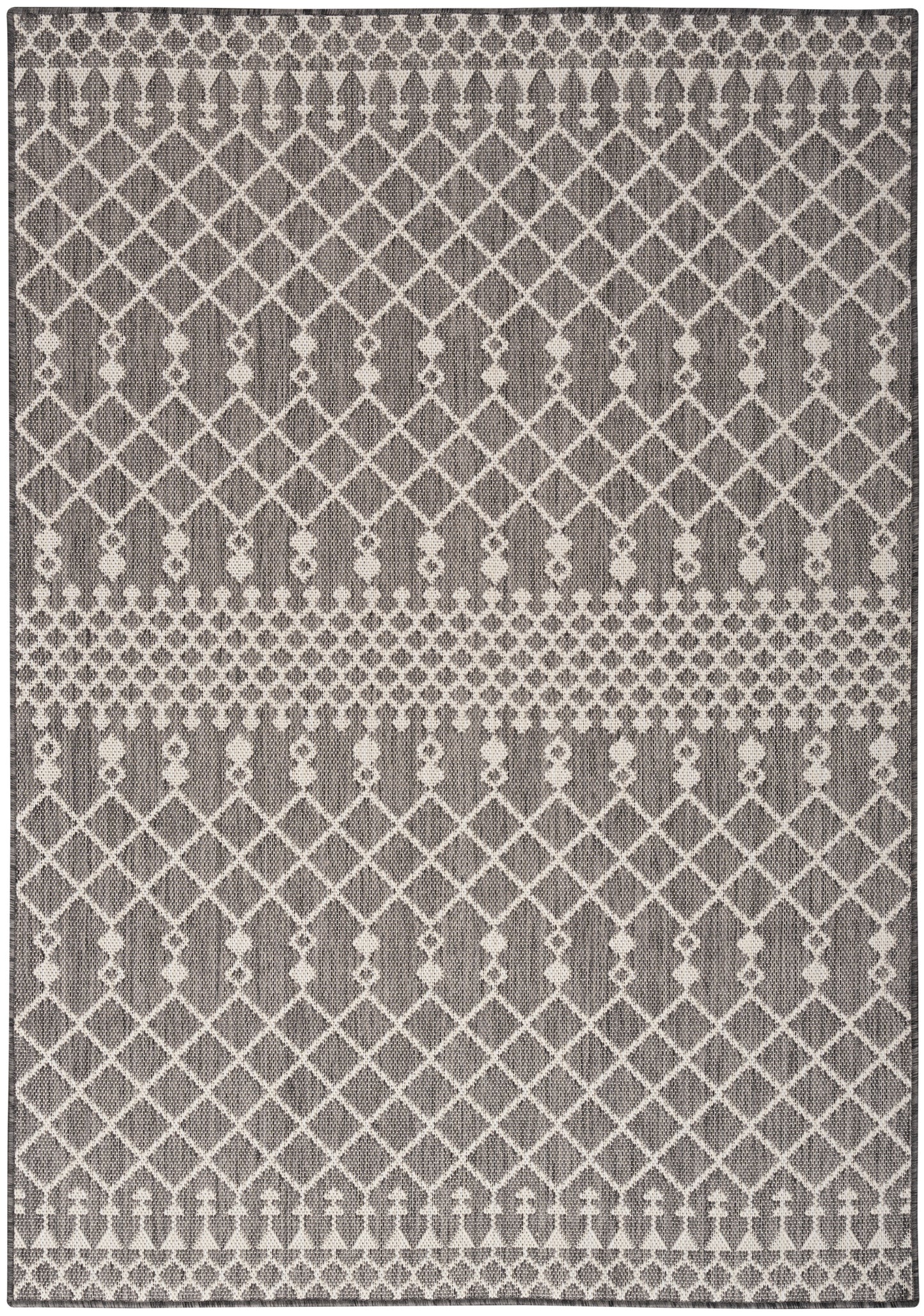 Nourison Home Positano POS02 Charcoal Contemporary Machinemade Rug