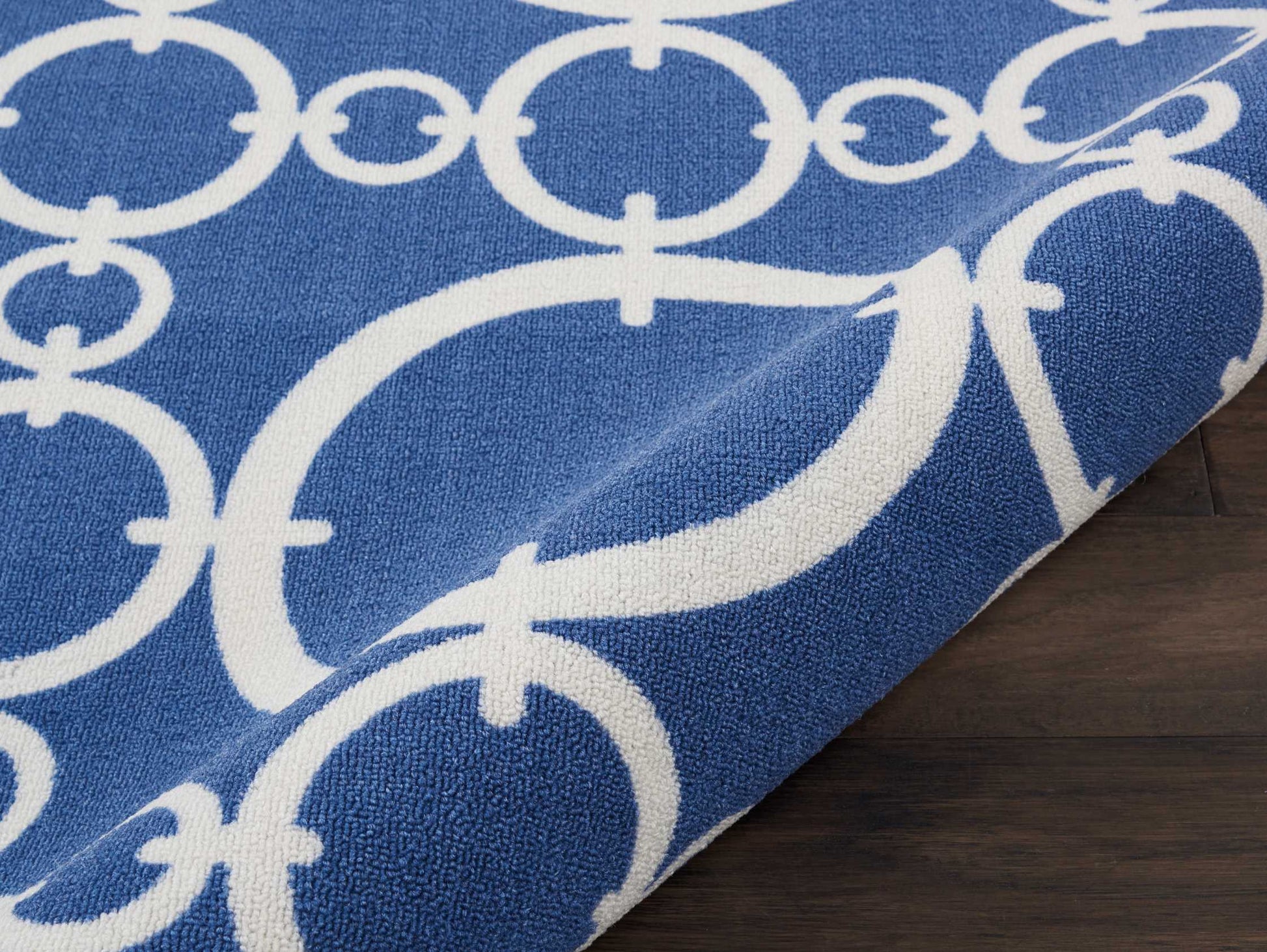 Waverly Sun N Shade SND02 Navy Transitional Machinemade Rug - Rugs - Waverly - Atlanta Designer Rugs