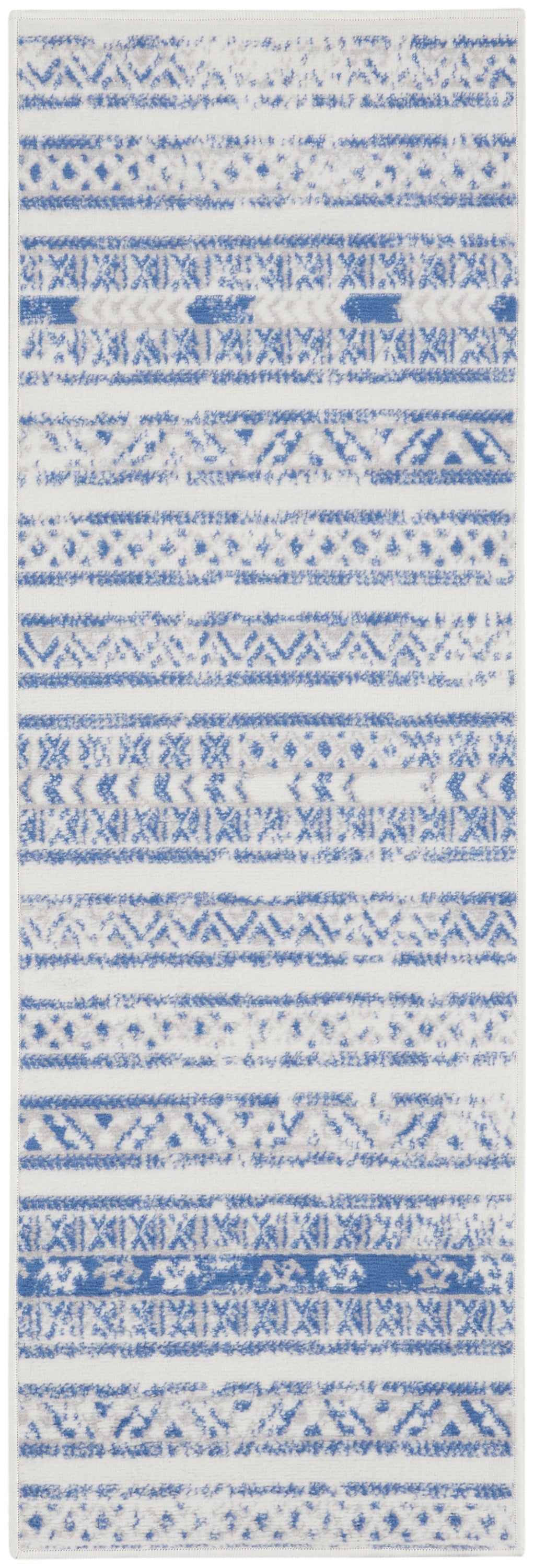 Nourison Home Whimsicle WHS16 Ivory Blue  Transitional Machinemade Rug