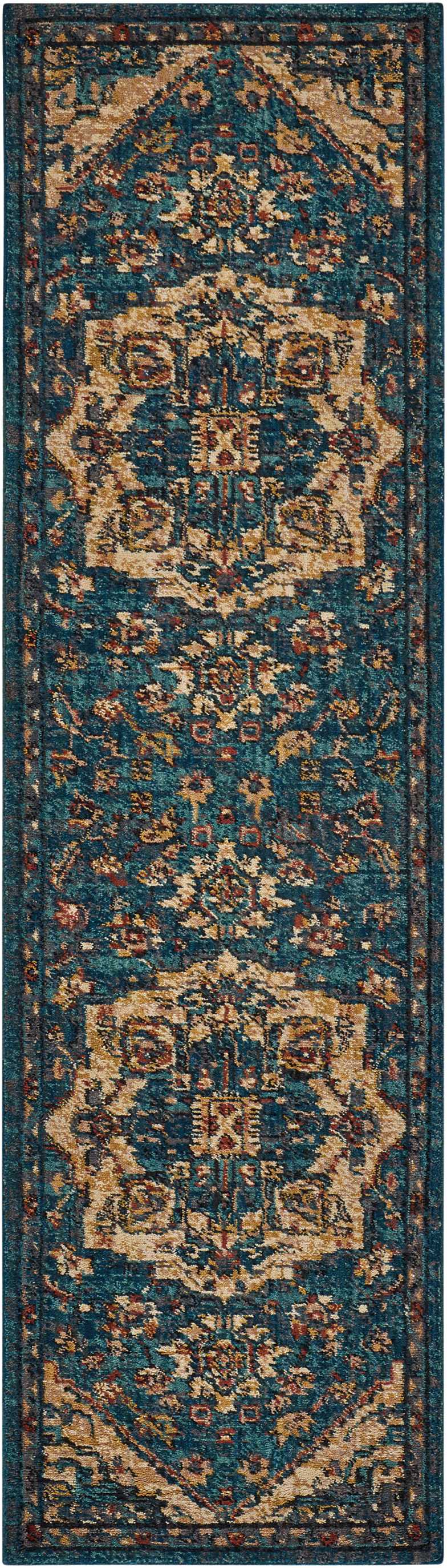 Nourison Home Nourison 2020 NR206 Teal  Traditional Loom Rug