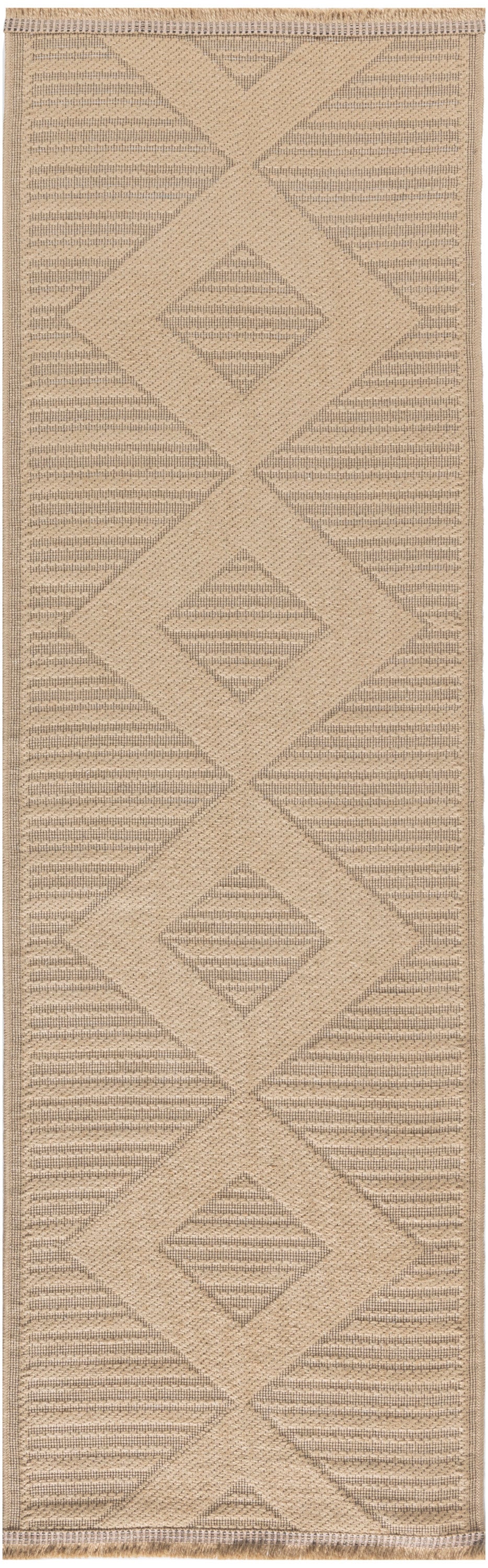 Nourison Home Washable Jute WSJ01 Natural Beige  Contemporary Woven Rug