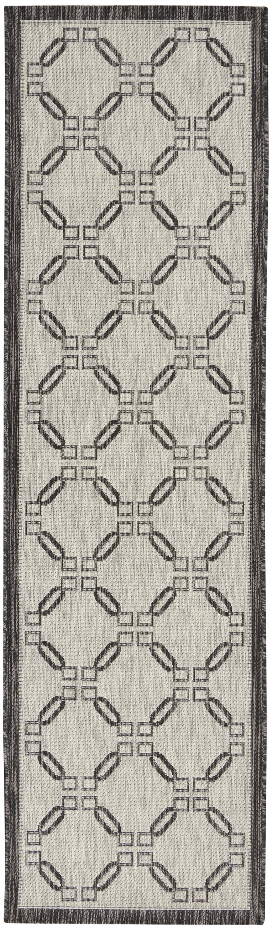 Nourison Home Country Side CTR02 Ivory Charcoal  Transitional Machinemade Rug