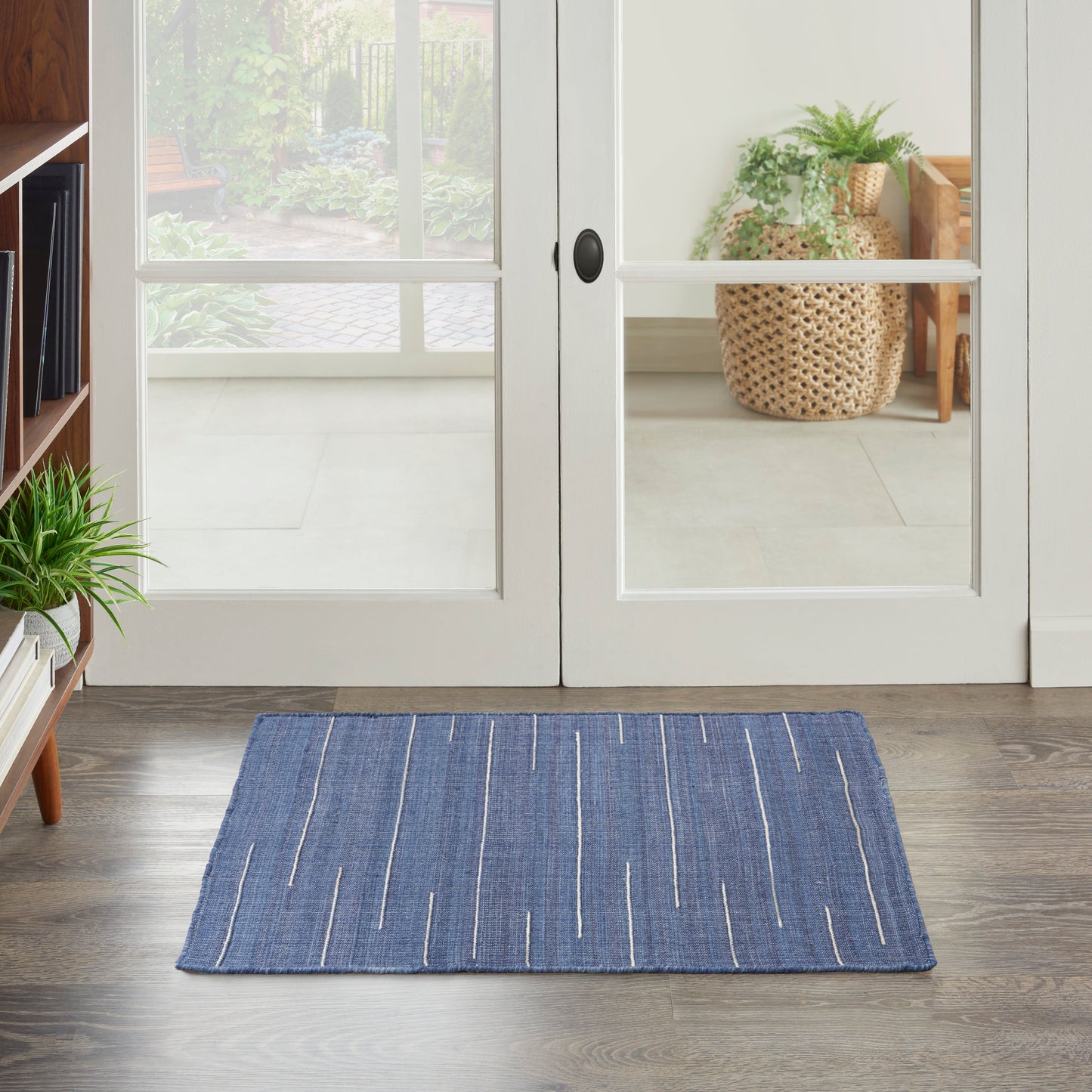 Nourison Home Interweave IWV01 Navy  Contemporary Woven Rug