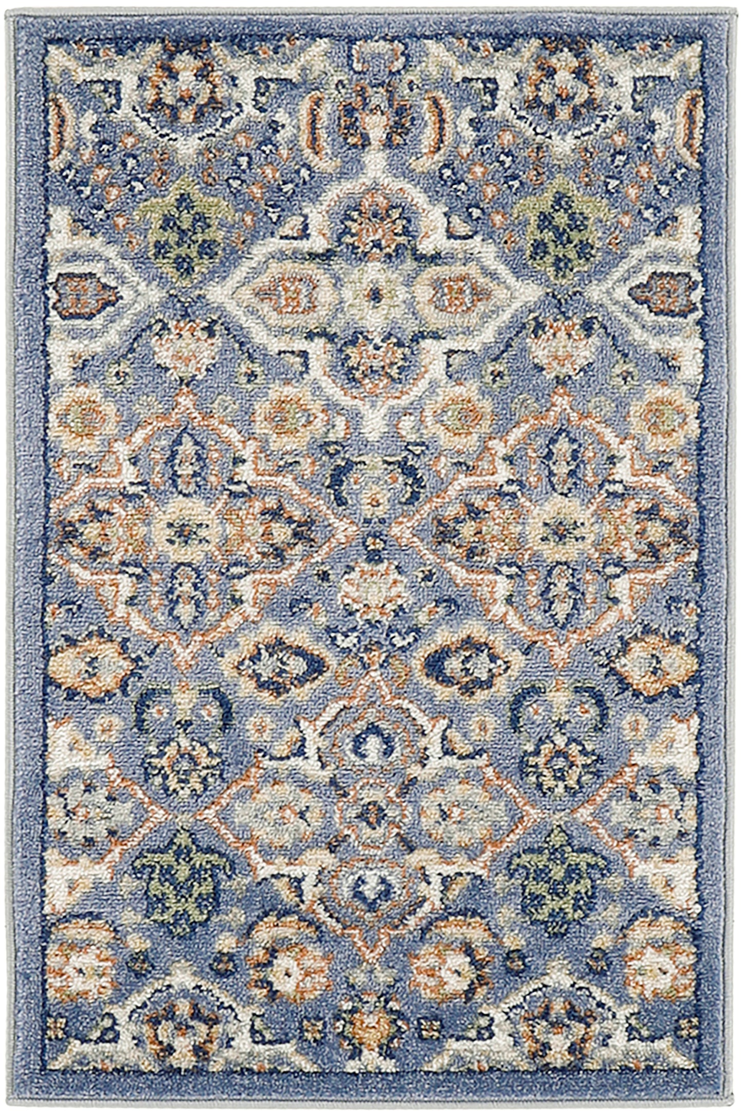 Nourison Home Allur ALR03 Light Blue  Transitional Machinemade Rug