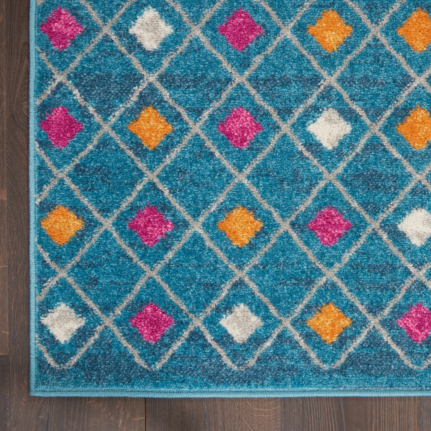 Nourison Home Passion PSN45 Blue Multicolor  Transitional Machinemade Rug