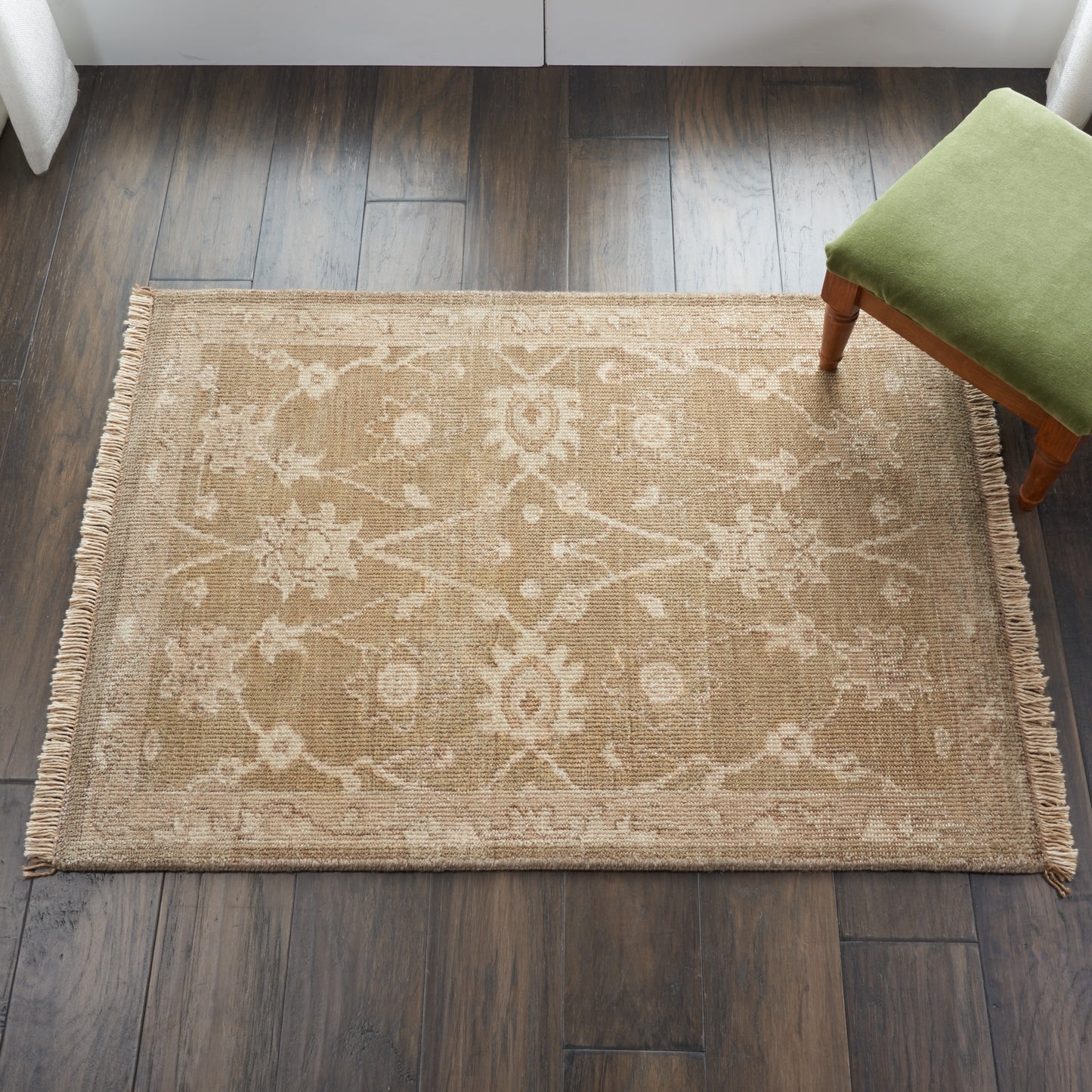 Nourison Home Aldora ALD09 Sand  Traditional Knotted Rug