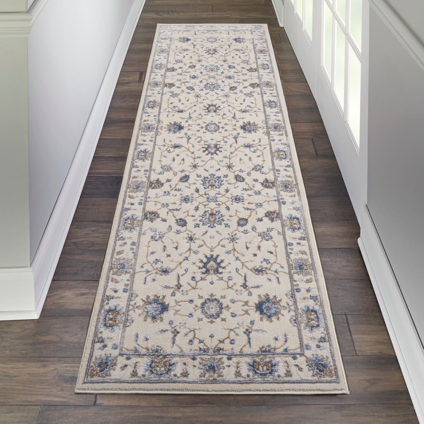 Nourison Home Silky Textures SLY09 Ivory  Traditional Machinemade Rug