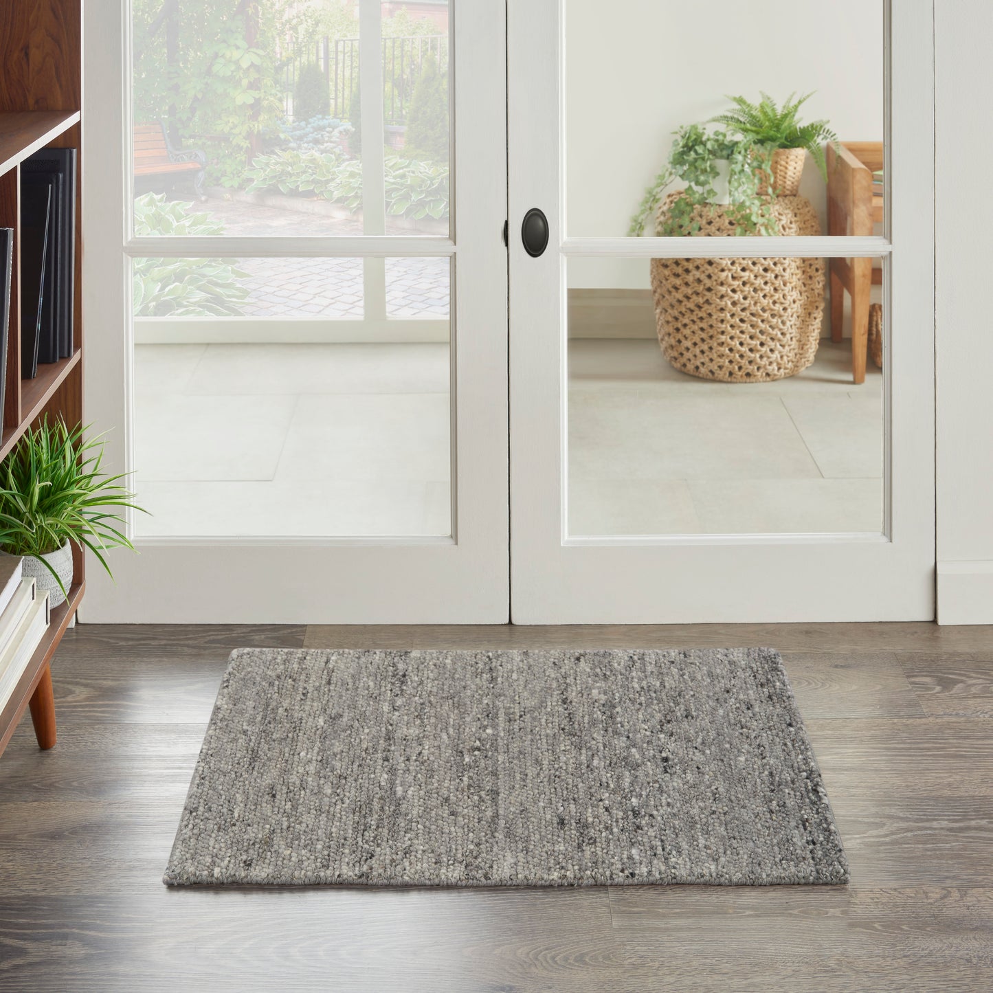 Nourison Home Alanna ALN01 Grey  Contemporary Woven Rug