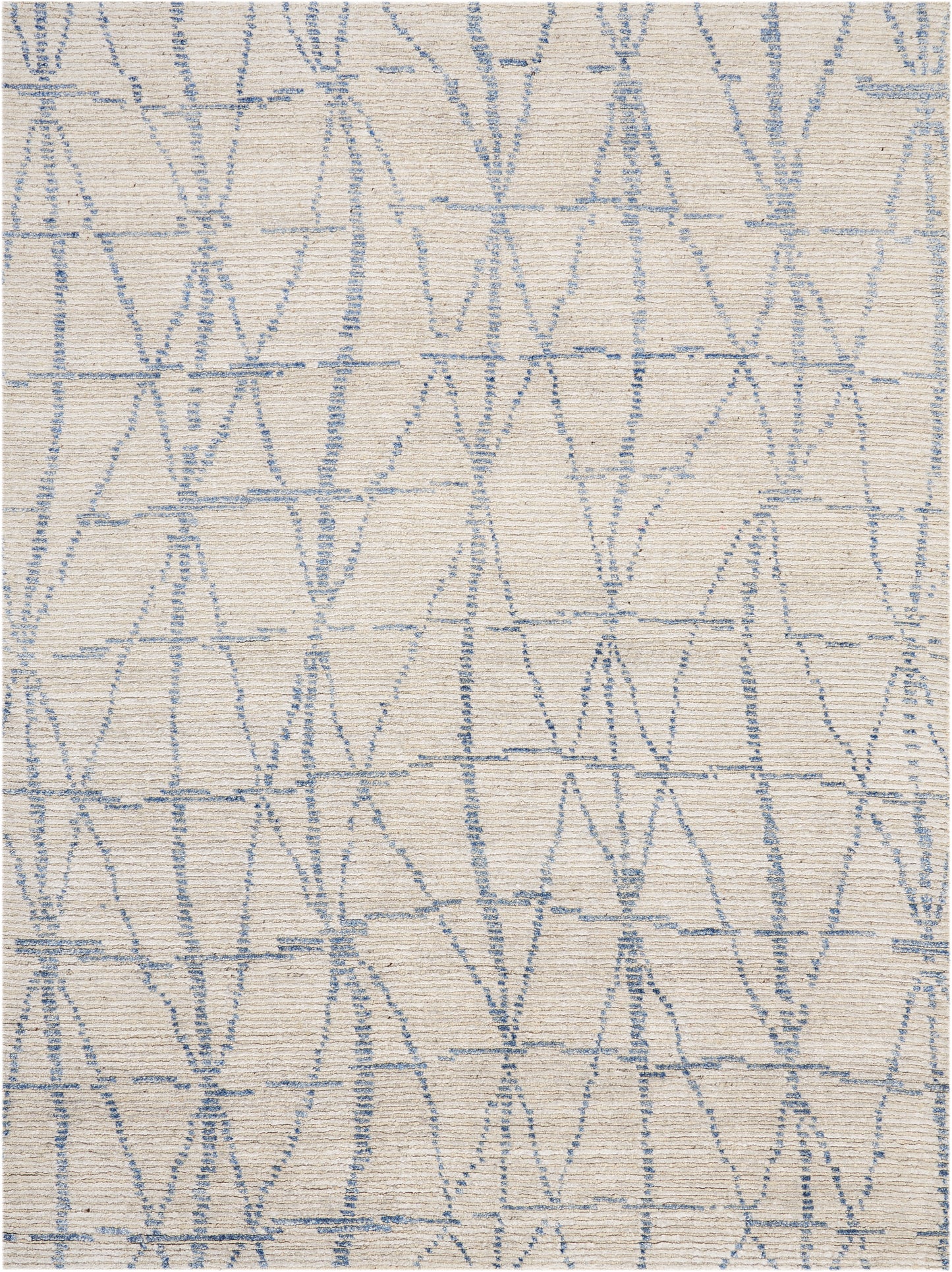 Nourison Home Ellora ELL02 Sky  Contemporary Knotted Rug