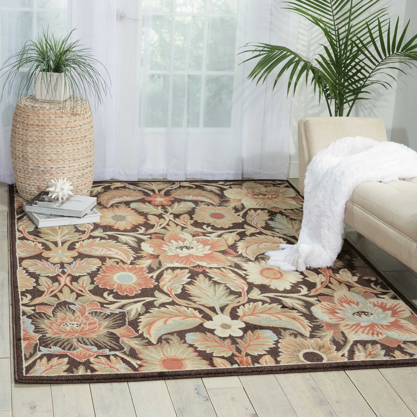 Nourison Home Walden WAL02 Bistre  Transitional Machinemade Rug