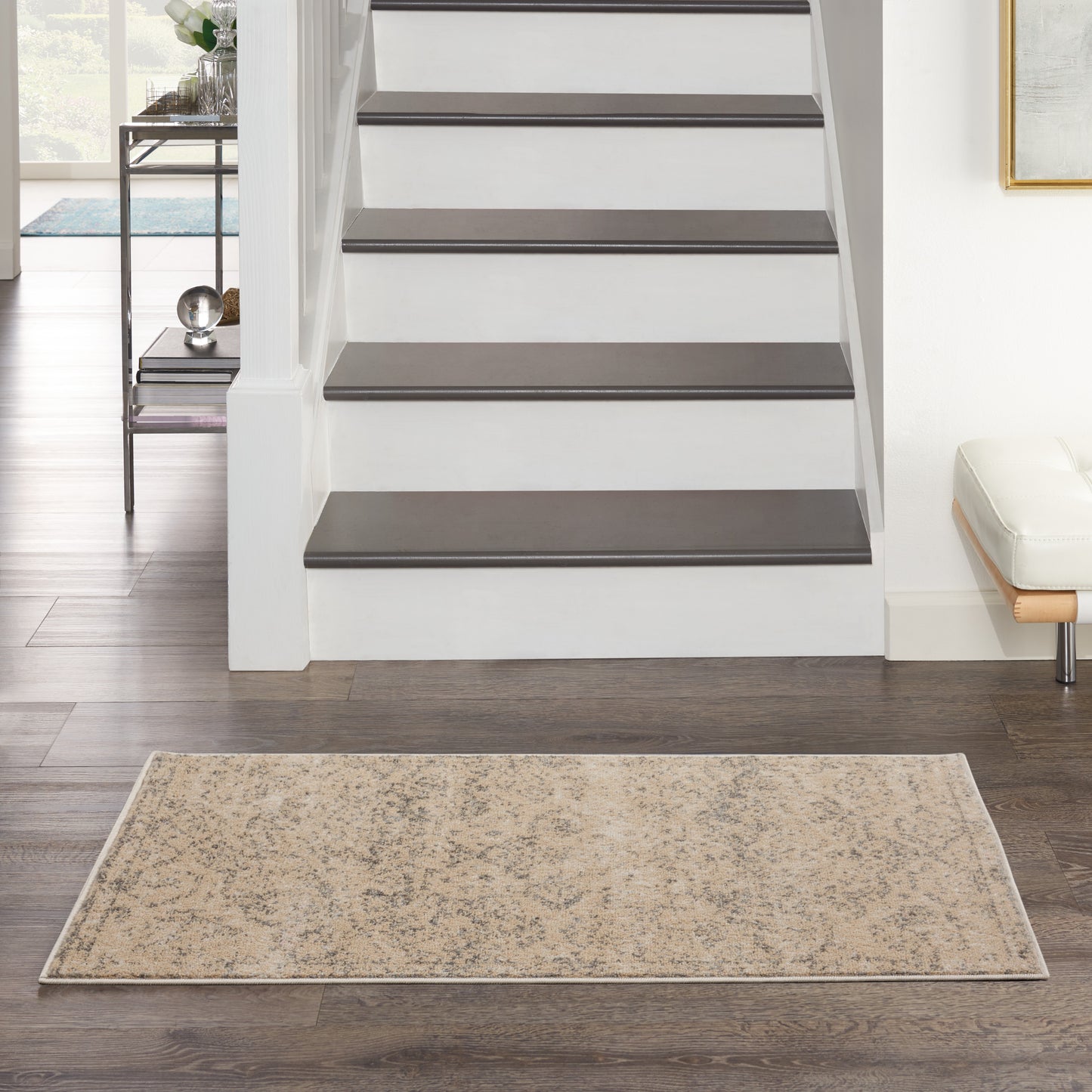 Nourison Home Tranquil TRA13 Beige Grey  Traditional Machinemade Rug