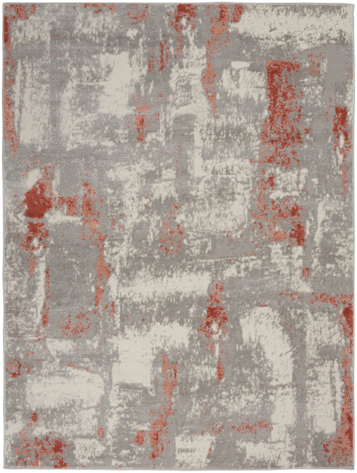 Nourison Home Elation ETN06 Grey Brick  Contemporary Machinemade Rug