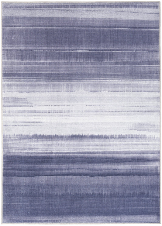 Calvin Klein Launder LDR01 Grey Blue  Contemporary Machinemade Rug