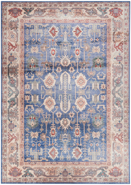 Nourison Home Vintage Home VNH02 Blue  Traditional Machinemade Rug