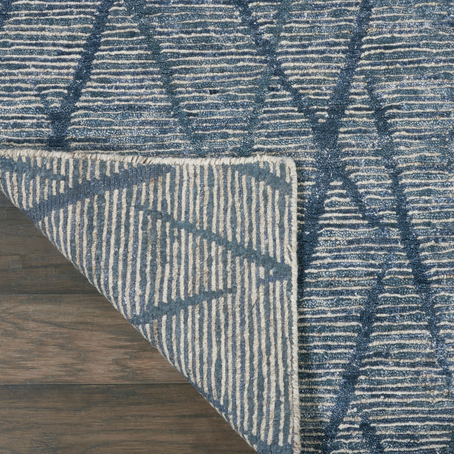 Nourison Home OCEAN OCP02 Indigo  Contemporary Knotted Rug