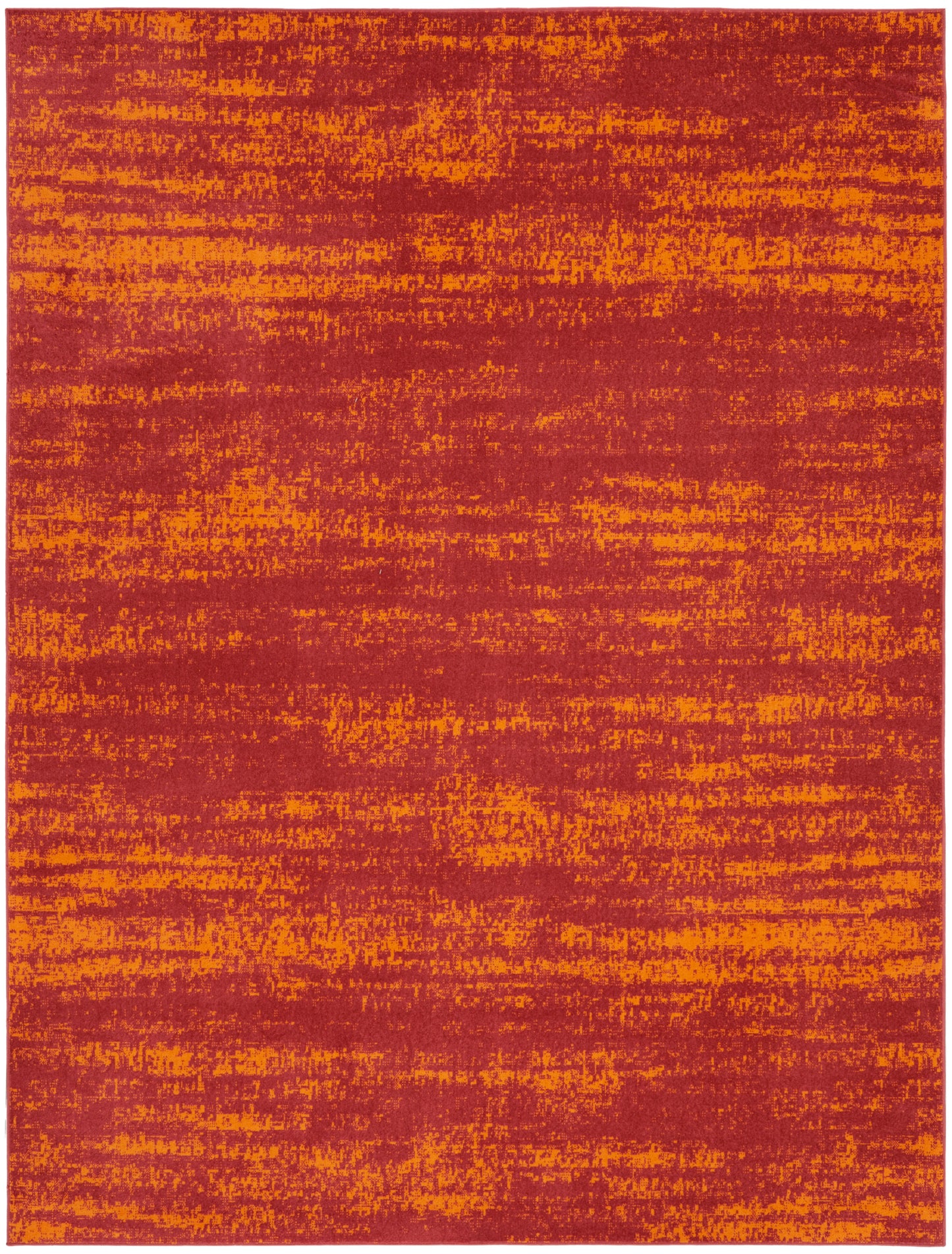 Nourison Home Nourison Essentials NRE03 Red  Contemporary Machinemade Rug