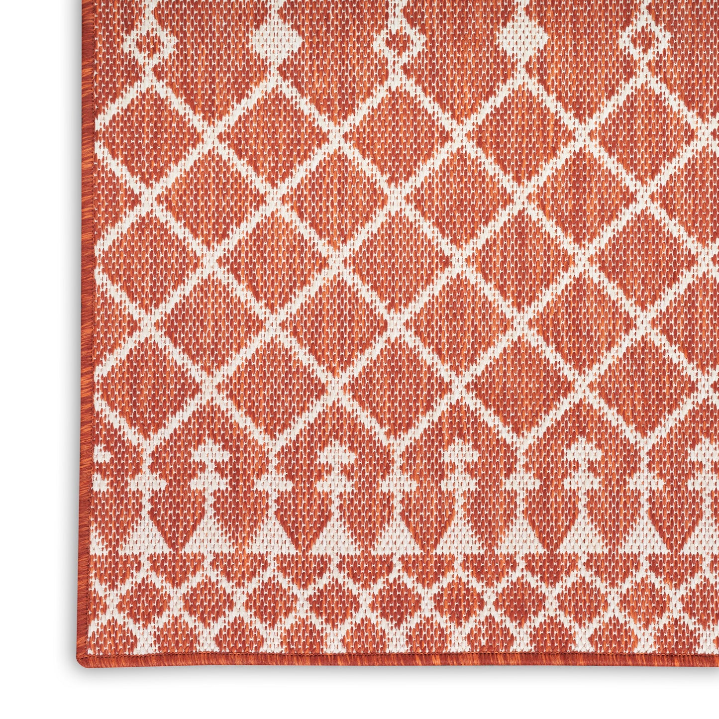 Nourison Home Positano POS02 Terracotta  Contemporary Machinemade Rug