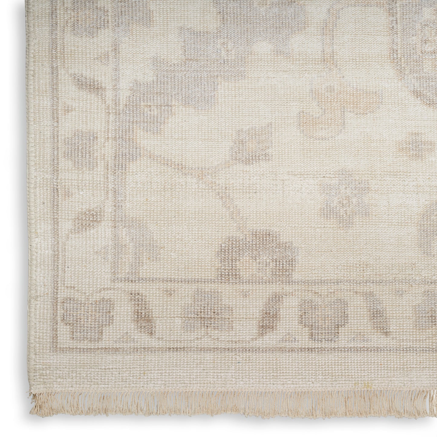 Nourison Home Aldora ALD14 Ivory Grey  Traditional Knotted Rug