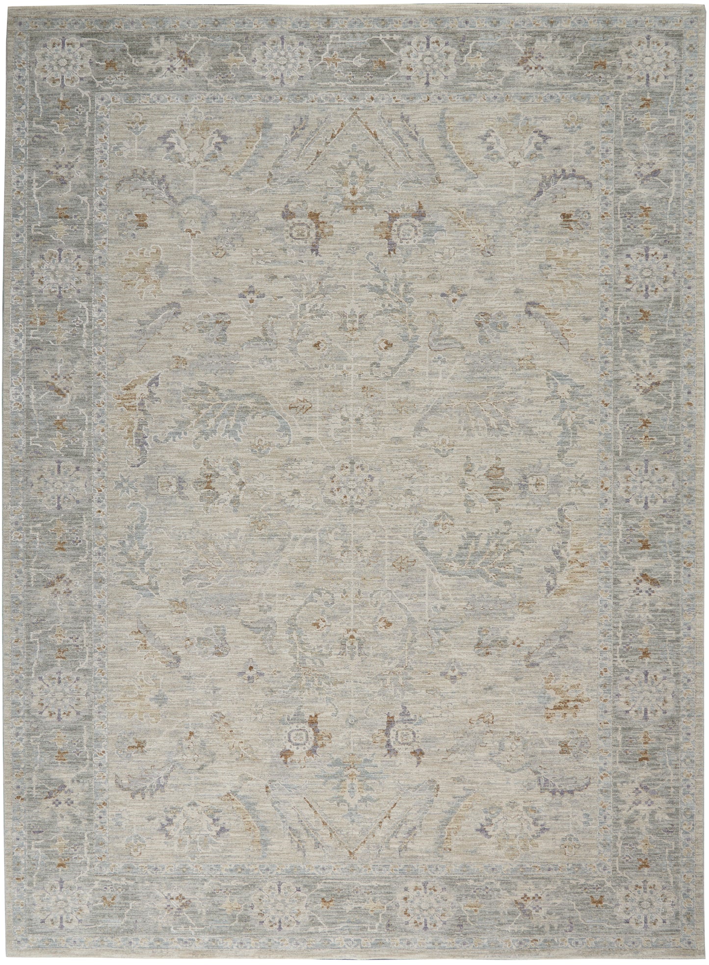 Nourison Home Infinite IFT01 Lt Grey  Traditional Machinemade Rug