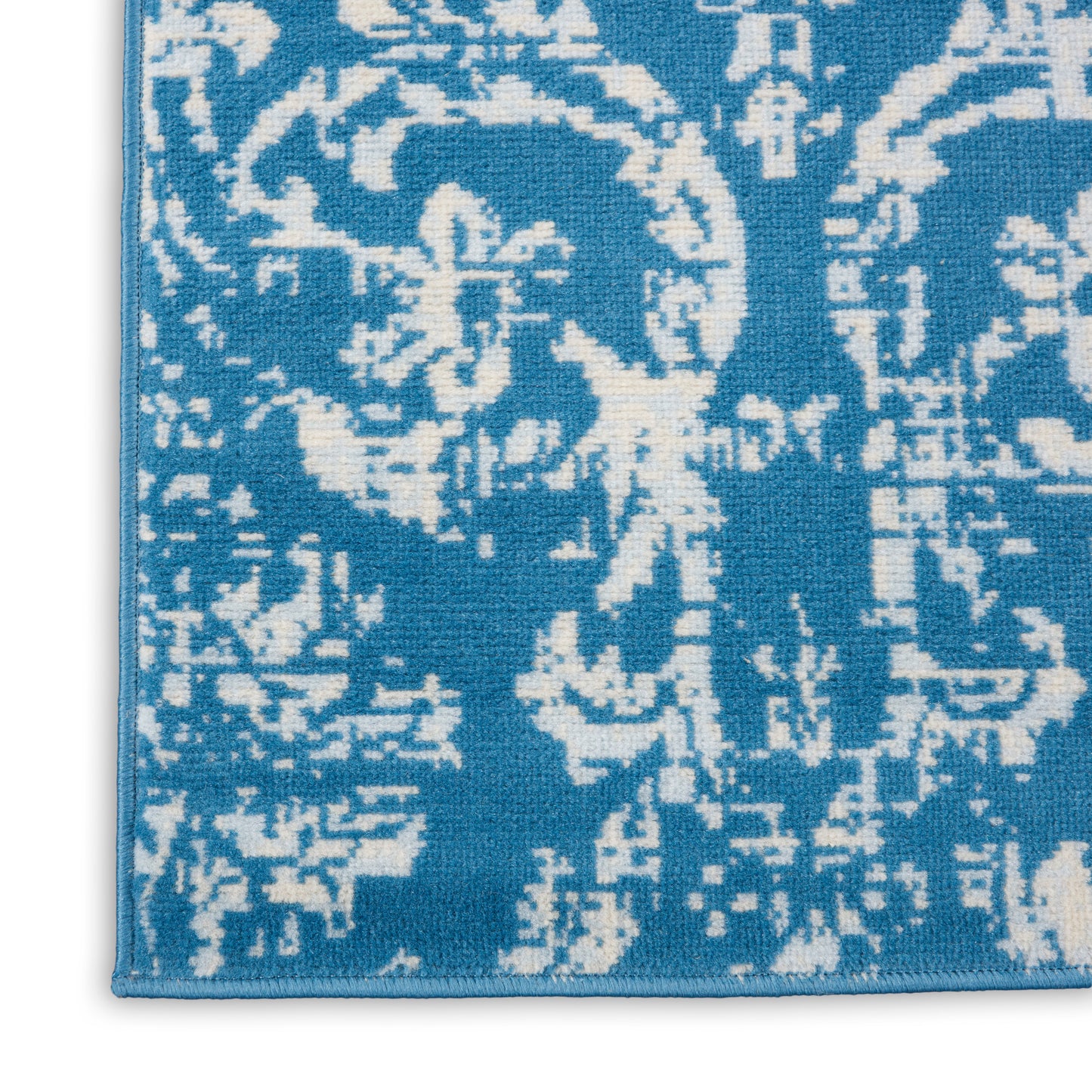 Nourison Home Jubilant JUB09 Blue  Transitional Machinemade Rug