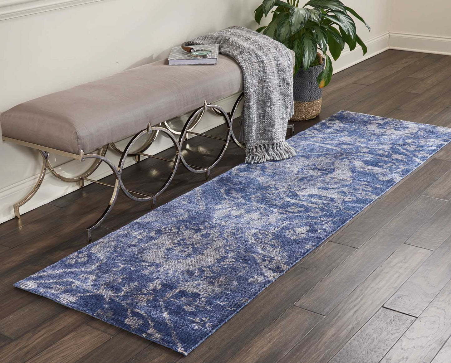 Nourison Home Lucent LCN06 Dusk  Transitional Knotted Rug