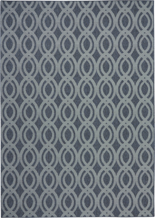 Nourison Home Aruba ARB05 Slate Light Blue  Contemporary Machinemade Rug