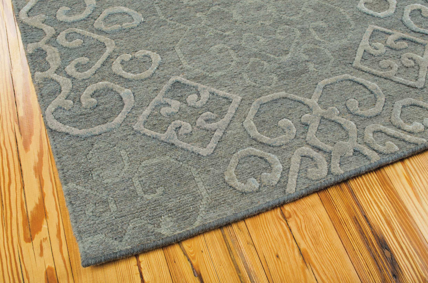 Nourison Home Ambrose AMB01 Slate  Transitional Woven Rug