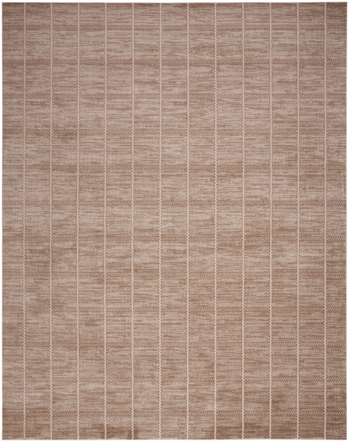 Nourison Home Serenity Home SRH05 Mocha Ivory  Contemporary Woven Rug