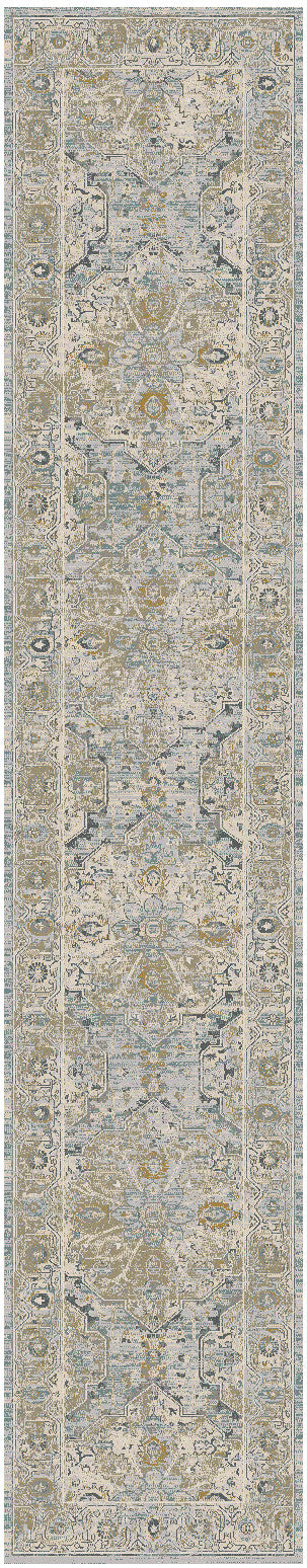 Nourison Home Lynx LNX07 Light Blue  Transitional Machinemade Rug