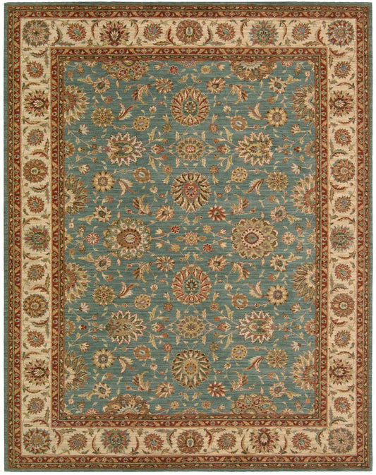 Nourison Home Living Treasures LI05 Aqua  Traditional Loom Rug