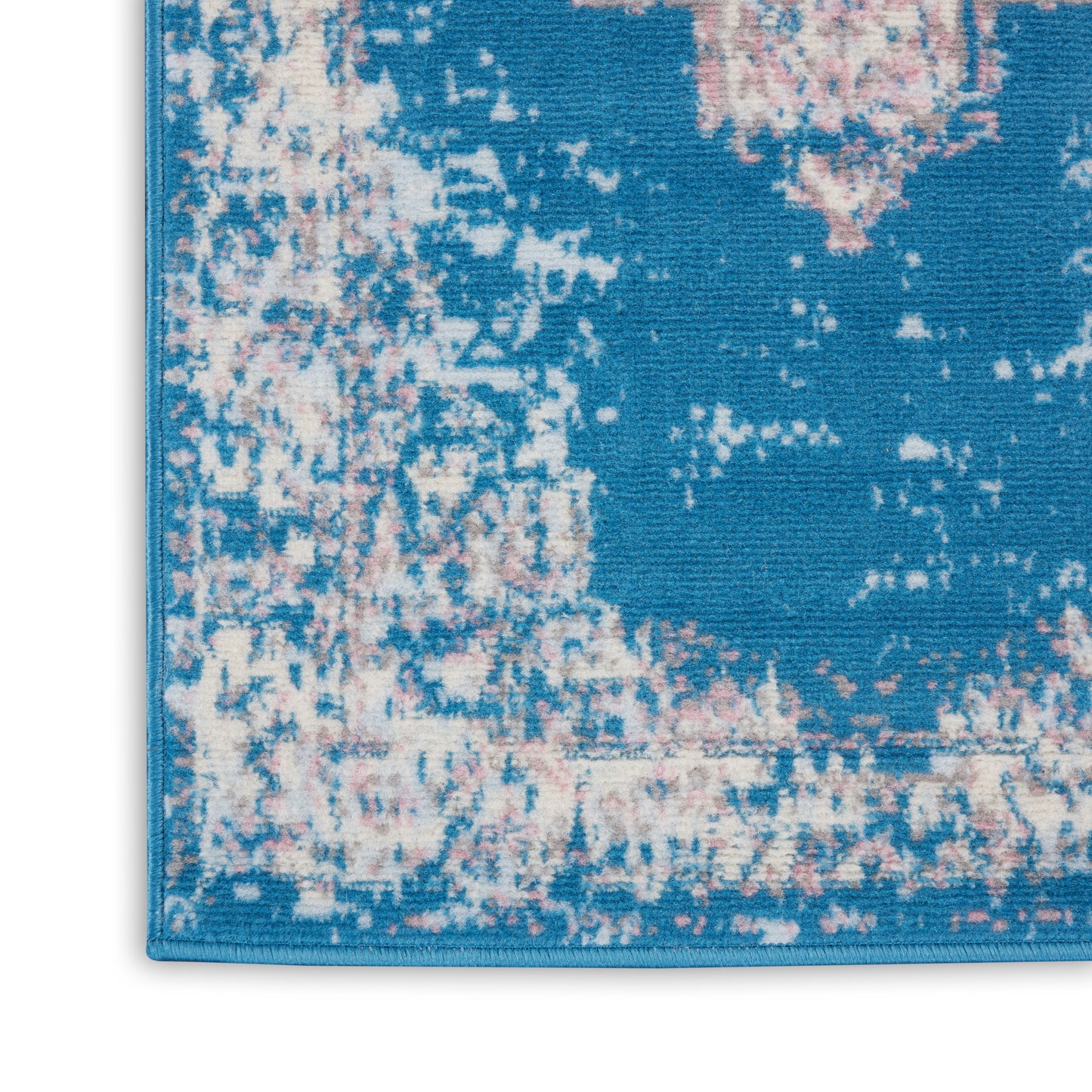 Nourison Home Grafix GRF14 Blue  Transitional Machinemade Rug