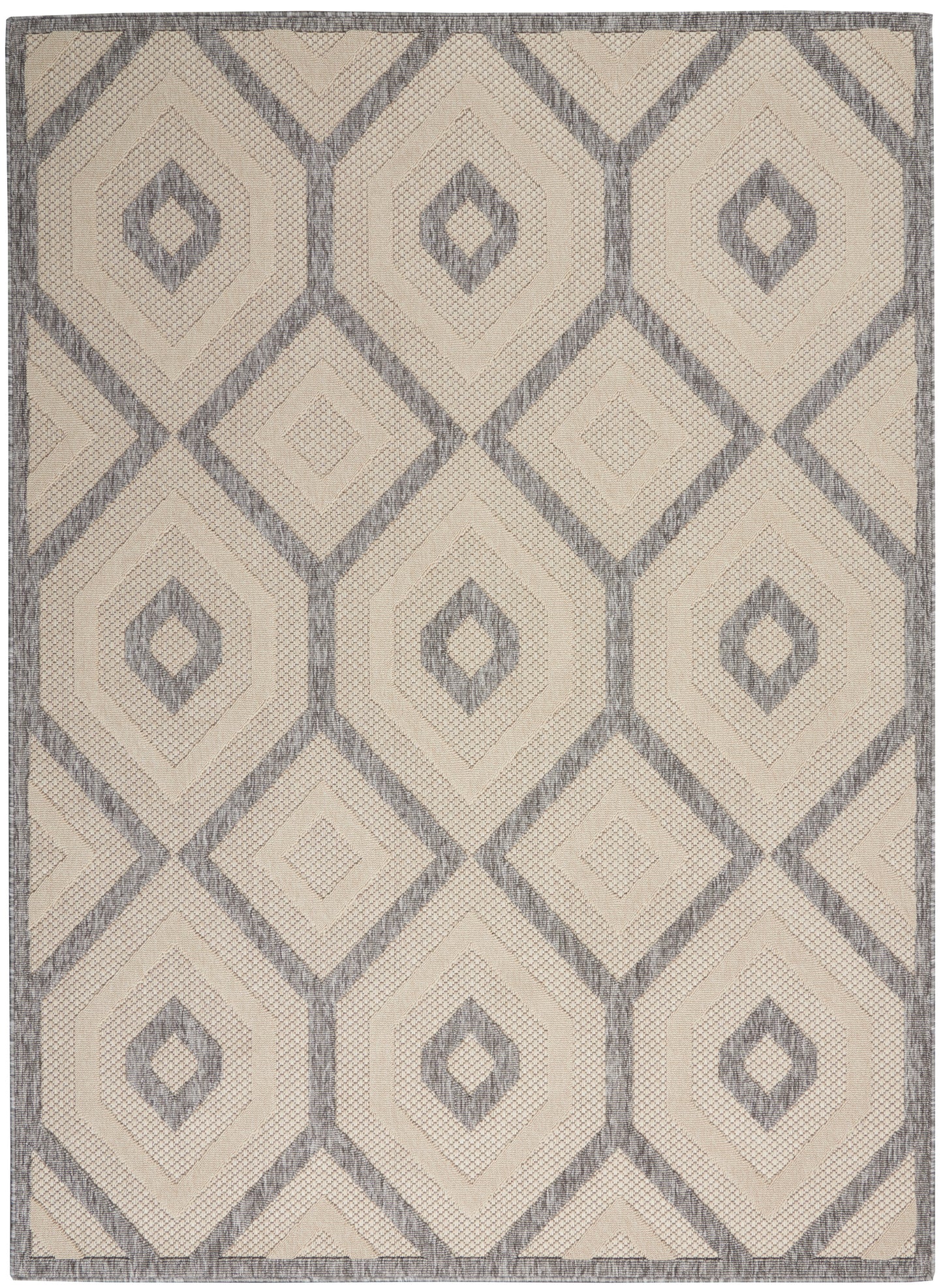 Nourison Home Cozumel CZM02 Cream  Contemporary Machinemade Rug