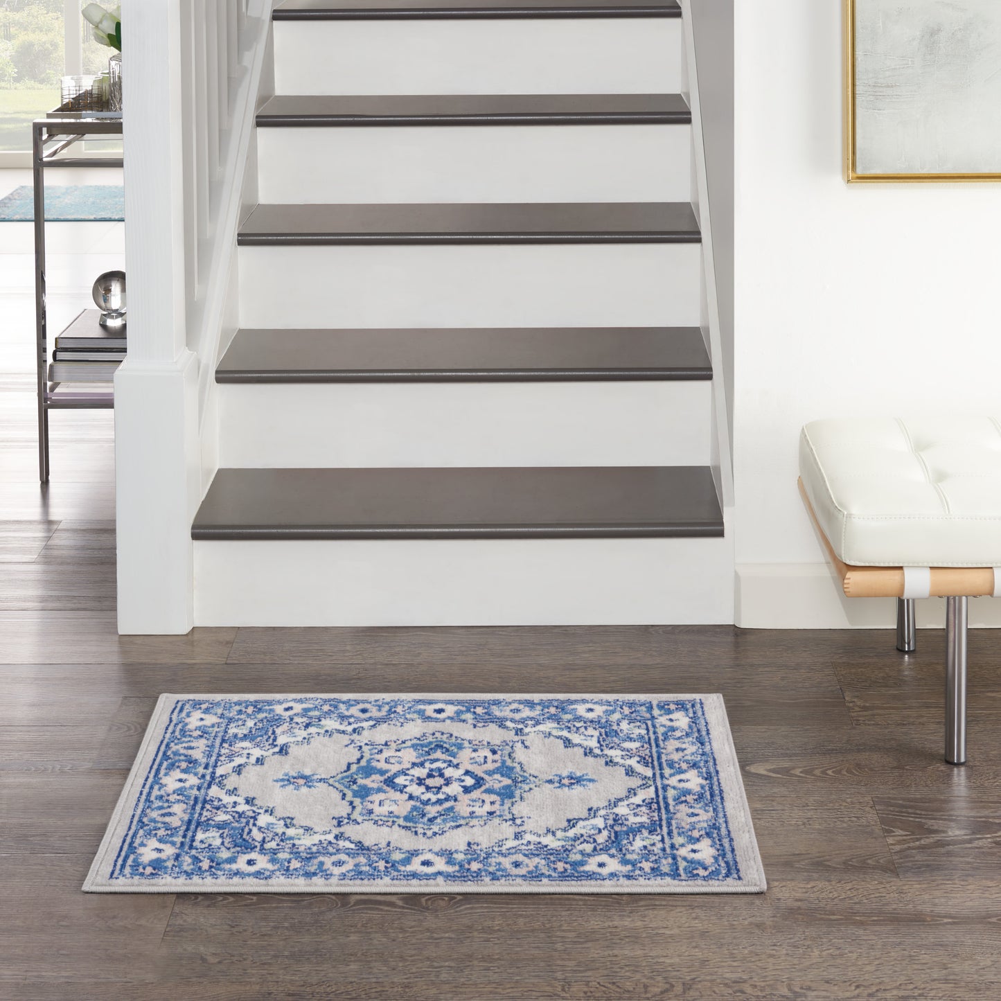 Nourison Home Whimsicle WHS03 Grey Blue  Transitional Machinemade Rug