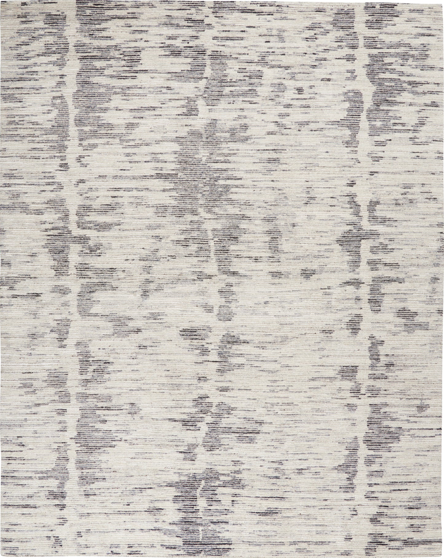 Nourison Home OCEAN OCP03 Cream Charcoal  Contemporary Knotted Rug