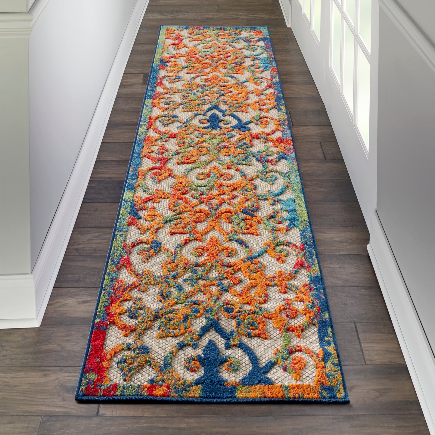 Nourison Home Aloha ALH21 Multicolor  Contemporary Machinemade Rug