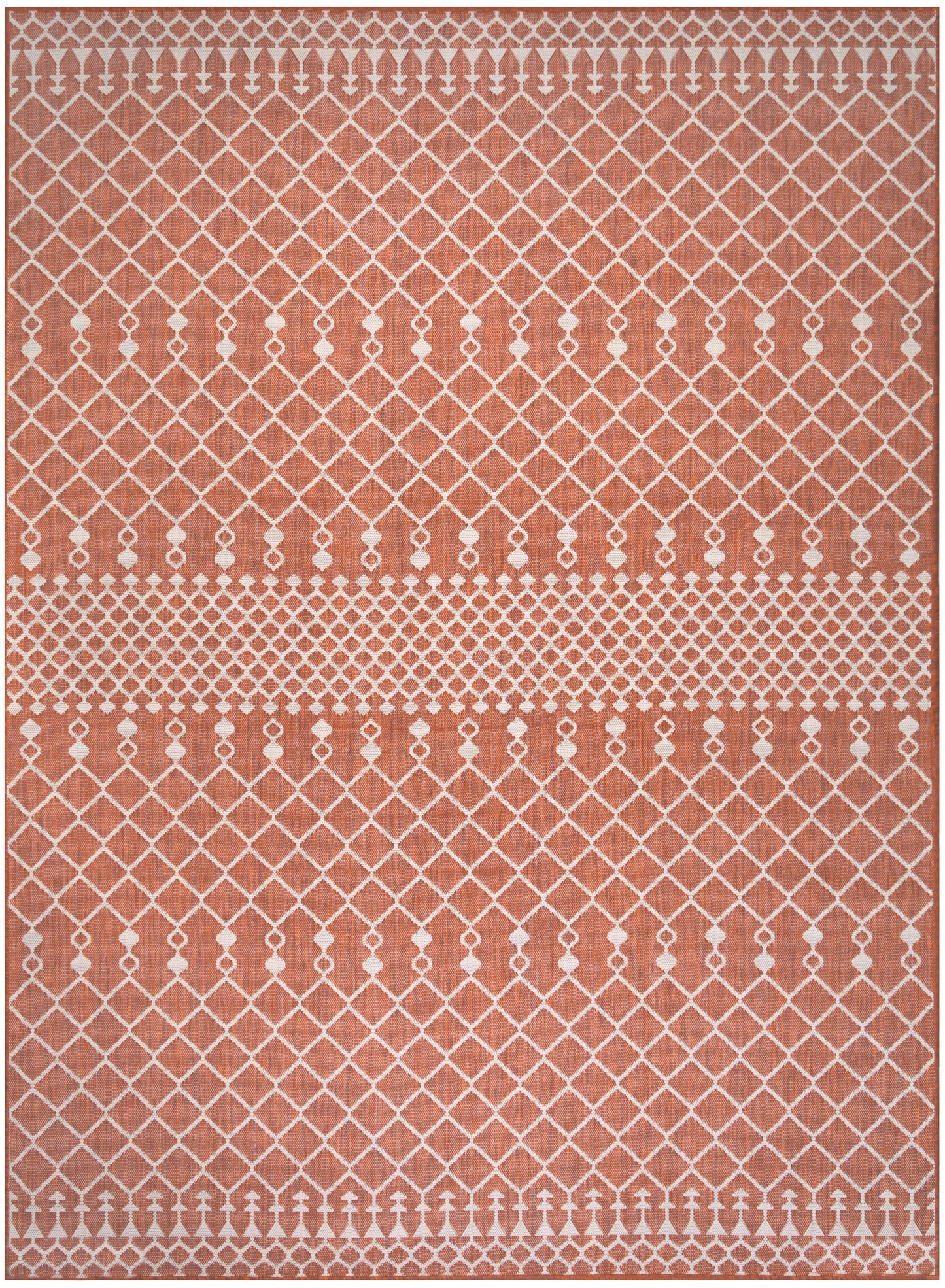 Nourison Home Positano POS02 Terracotta  Contemporary Machinemade Rug