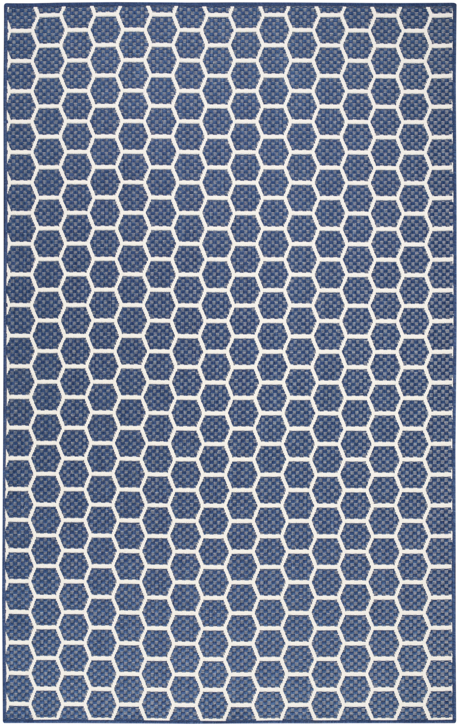 Nourison Home Twist Reversible TWS01 Navy Contemporary  Rug