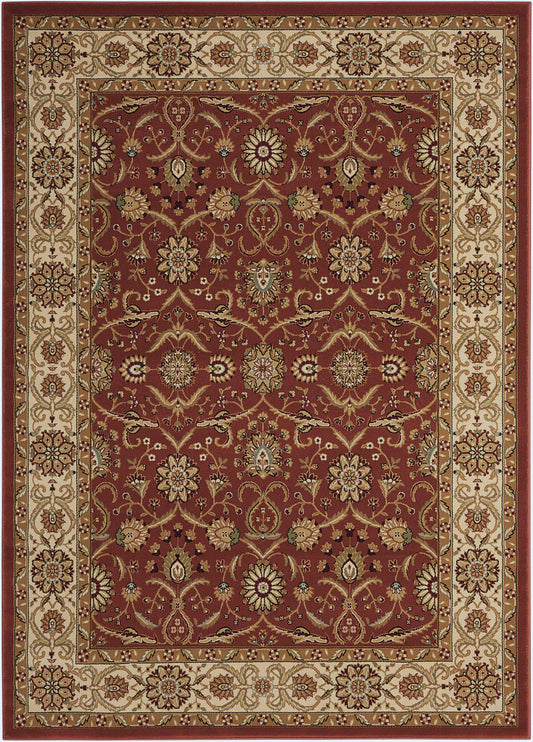 Nourison Home Persian Crown PC001 Brick  Traditional Machinemade Rug