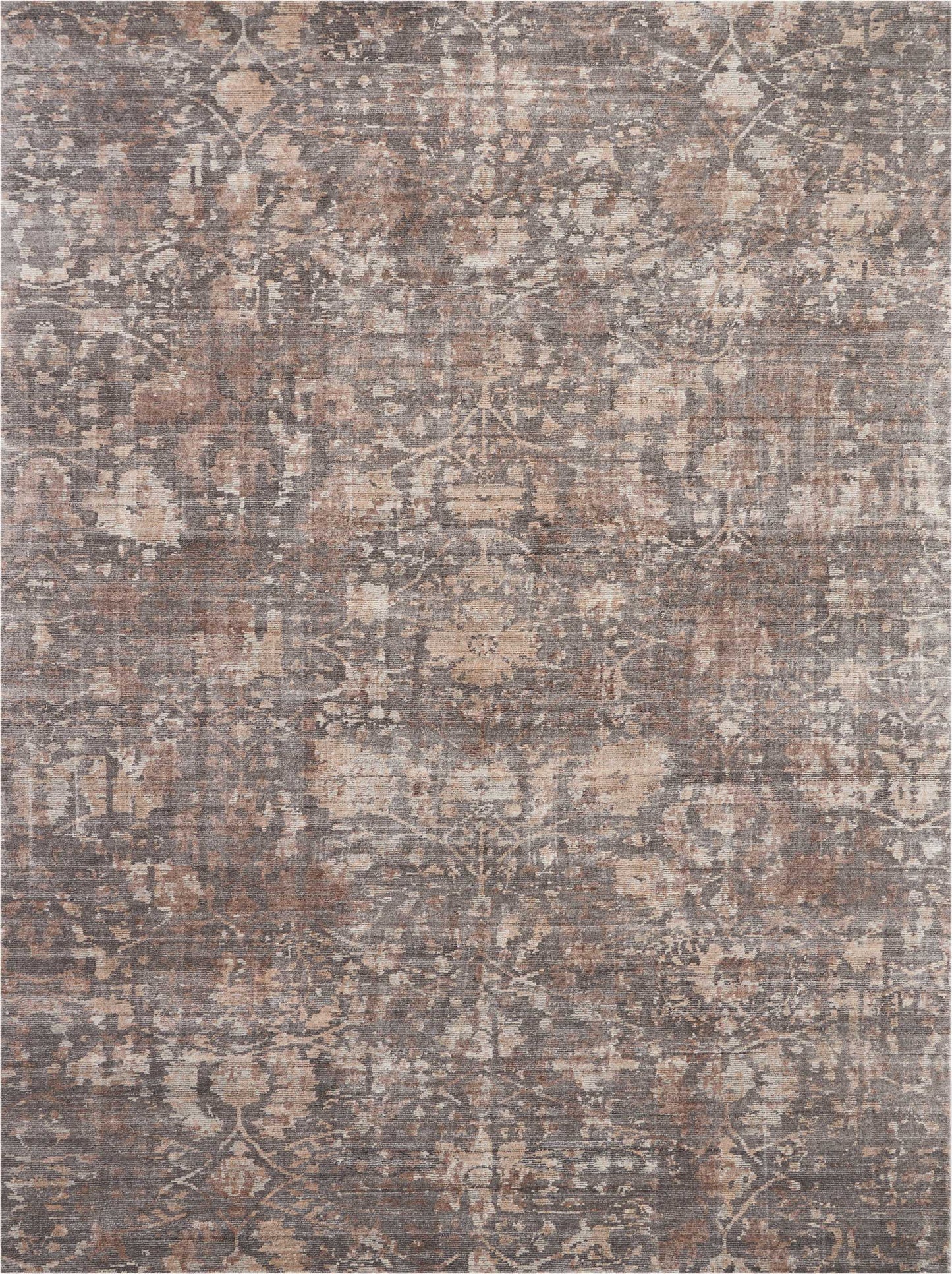 Nourison Home Lucent LCN02 Flint  Transitional Knotted Rug