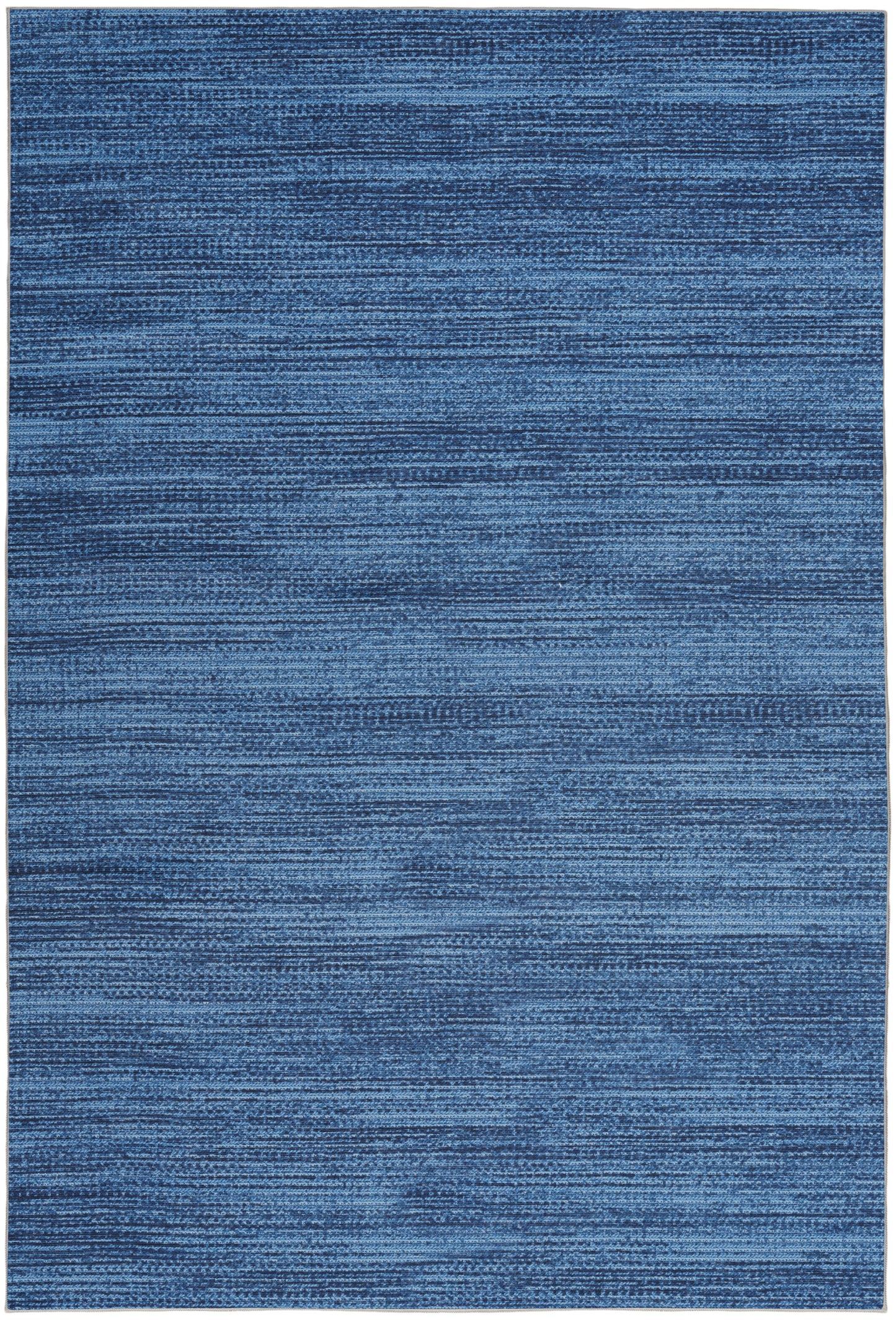 Nourison Home Nourison Washables NWB03 Blue  Contemporary Machinemade Rug