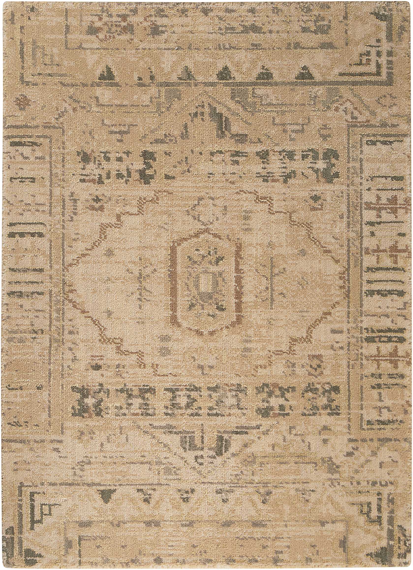 Nourison Home Silk Elements SKE13 Beige Traditional Loom Rug