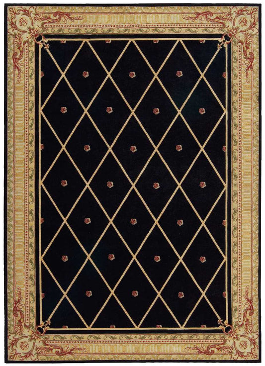 Nourison Home Ashton House AS03 Black  Traditional Woven Rug