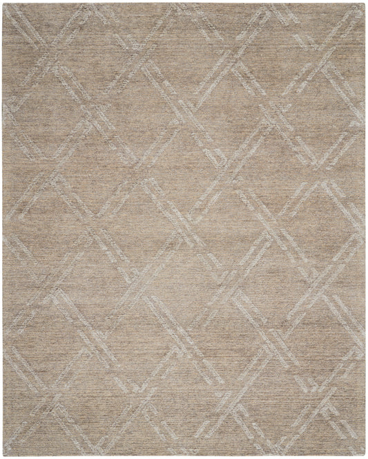 Nourison Home Venosa VSN01 Taupe  Contemporary Tufted Rug