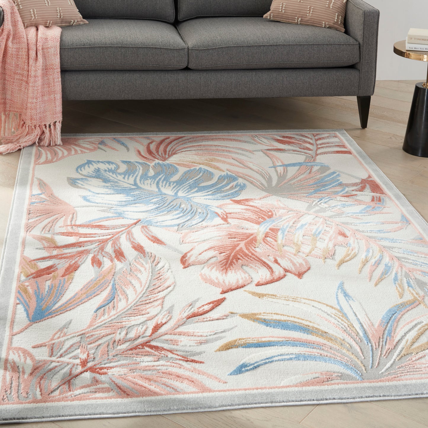 Nourison Home Seaside SDS01 Multicolor  Contemporary Machinemade Rug