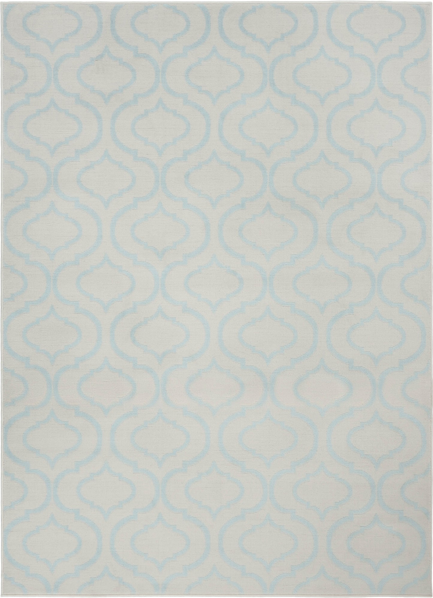 Nourison Home Jubilant JUB19 Ivory Blue  Transitional Machinemade Rug