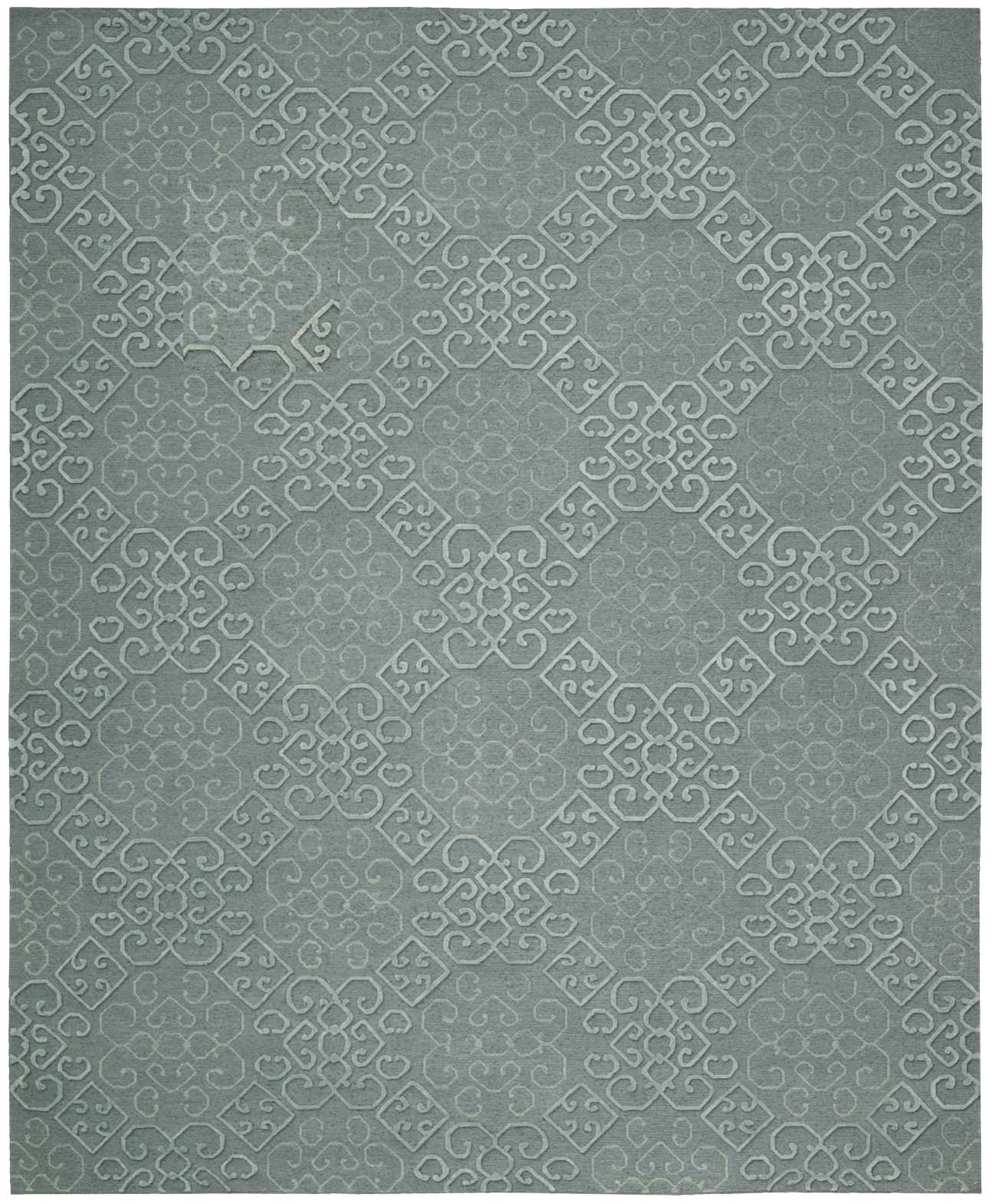 Nourison Home Ambrose AMB01 Slate  Transitional Woven Rug