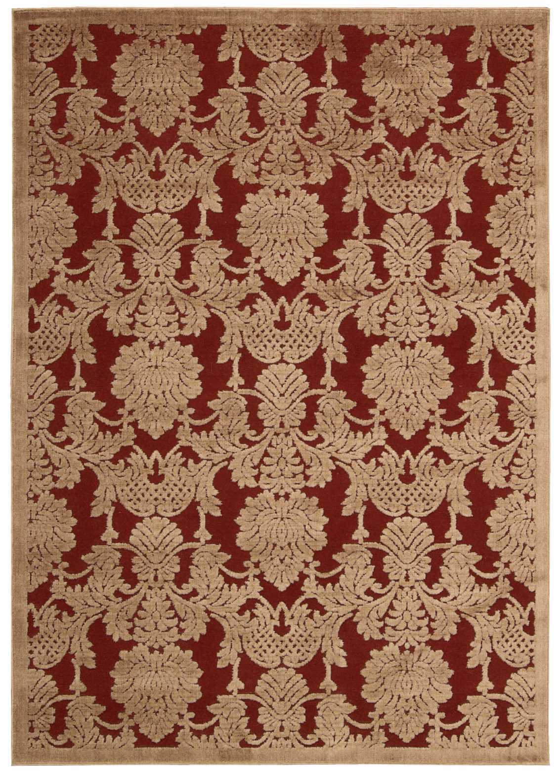 Nourison Home Graphic Illusions GIL03 Red Transitional Machinemade Rug