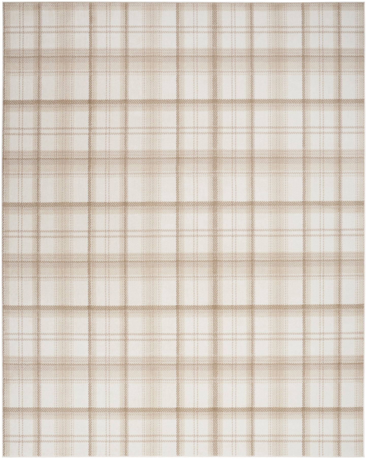 Nourison Home Grafix GRF03 Ivory Beige  Contemporary Machinemade Rug