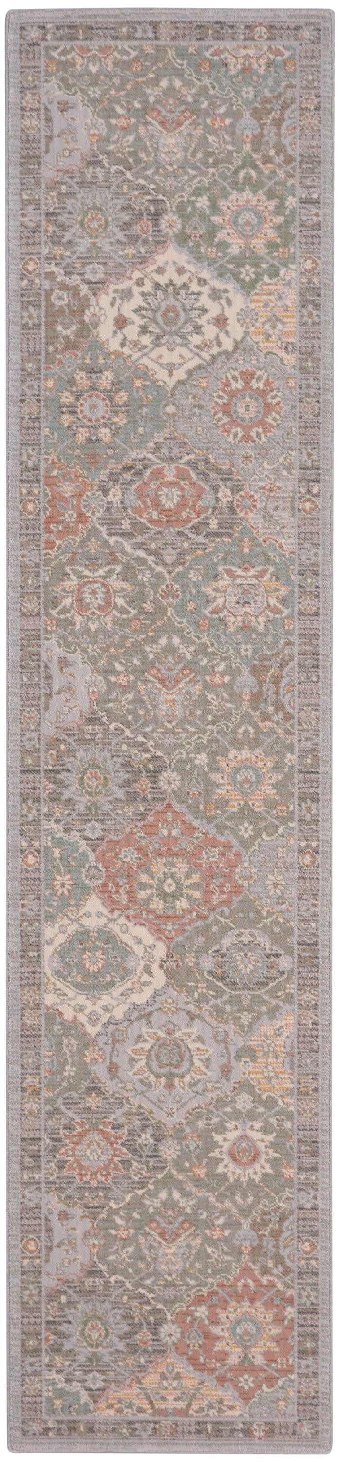 Nourison Home Parisa PSA05 Grey Multi  Transitional Woven Rug