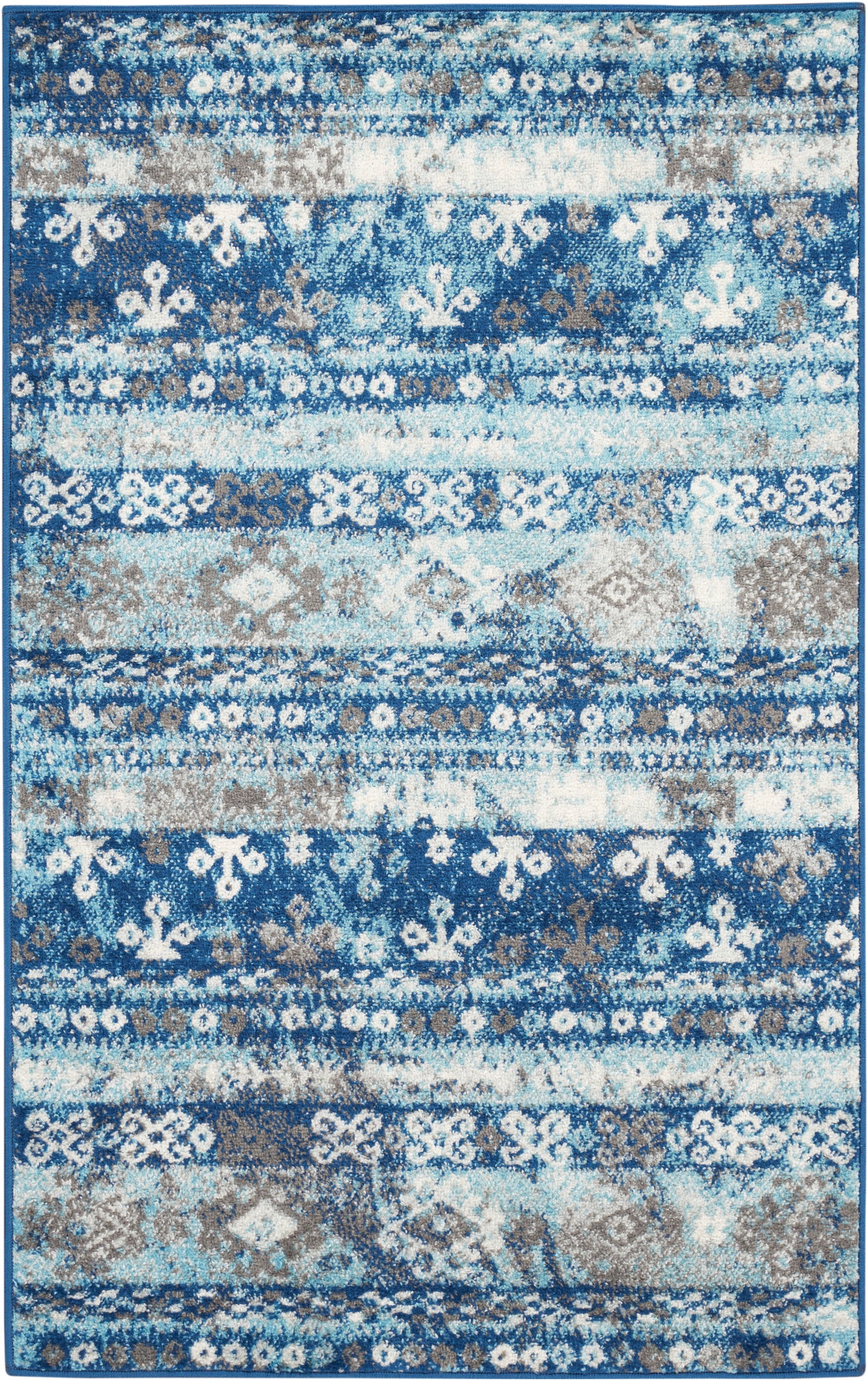 Nourison Home Persian Vintage PRV07 Ivory Blue  Machinemade Rug